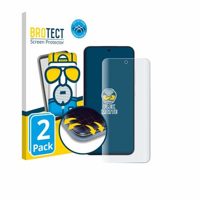 BROTECT - Screenprotector voor Oppo Reno 14 - Folie Beschermfolie matte volledig dekking 2 Stuks