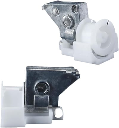 Jaloezie Kantelmechanisme - Bedieningsmechanisme - Lamellen Verstellen - Voor 50mm Lamellen - 38x50mm - Wit