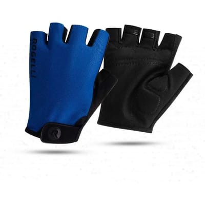 Rogelli Core Kind Fietshandschoenen - Zomer - Korte vinger - Blauw