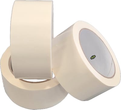 Ace Verpakkingen - 6 rollen - Verpakkingstape - PVC Tape - Solvent - Wit - 50mm x 66 meter - (602204)