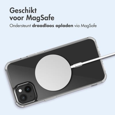 imoshion Hoesje - Geschikt voor Apple iPhone 14 - Protective Backcover geschikt voor MagSafe - Transparant