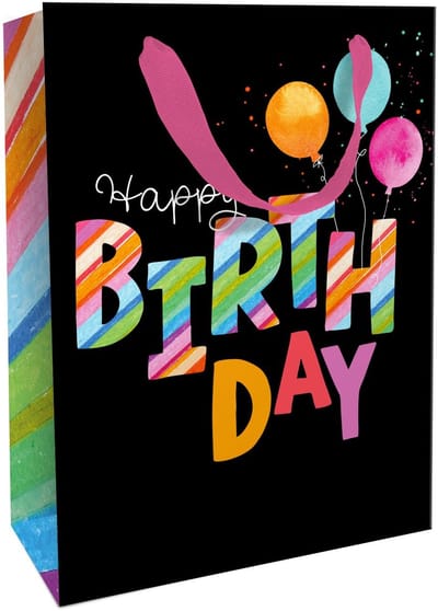 Tasje 26x36x13 cm Birthday