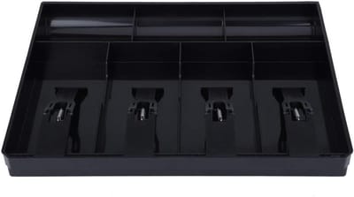 Vervangbare Kassalade met 7 Compartimenten en Plastic Clips voor Kassasystemen en Geldbeheer