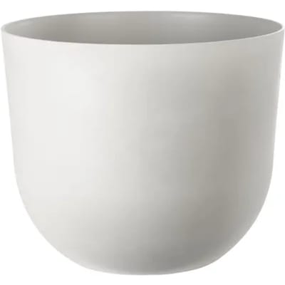 Bloempot Swing - Kunststof - Witsteen - Diam.30xh25cm