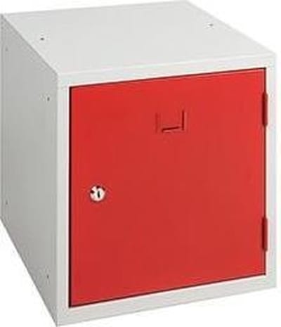 1-Deurs stapelbare lockerkast Blauw met hangoogsluiting (zonder hangslot)