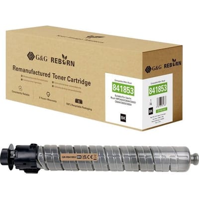 G&G Toner vervangt Ricoh 841853 Compatibel Zwart 33000 bladzijden GR-R841853