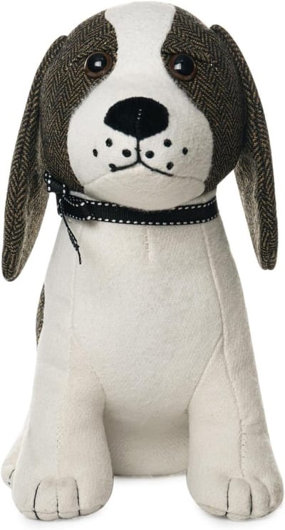 Honden deurstopper - stoffen deurblokkering voor kinderkamer, 16x18x26 cm met zandvulling
