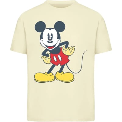 Dames-T-shirt Merchcode Mickey Vintage Pose
