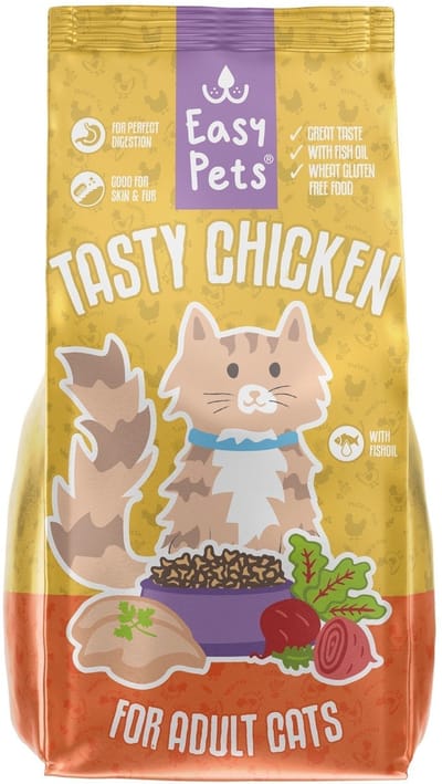 Easypets Kattenvoer - Kip 1.5kg - Adult Voeding, Gezond en Premium Droogvoer