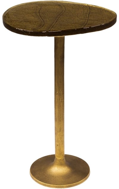Fraaai - Benny bijzettafel L - goud antiek finish