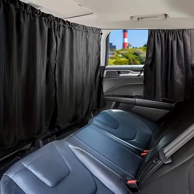 Auto Verduisteringsgordijn voor Achterbank – Zonnescherm & Privacy Gordijn - Ideaal voor Kinderen, Baby’s & Reizen - Slaap- en Dutjegordijn