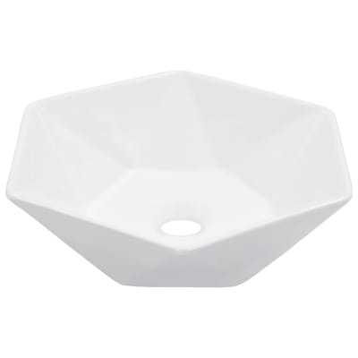 vidaXL - Wastafel - 41x36,5x12 - cm - keramiek - wit