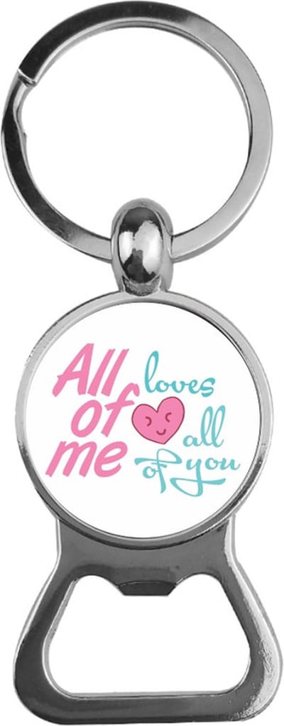 Bieropener Glas - All Of Me Loves All Of You