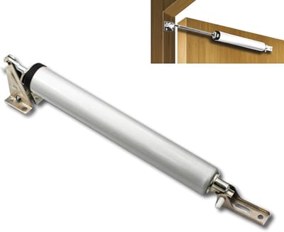Automatische deurdranger - buiten - tuin deurdranger - met zachte sluiting deurdemper - voor binnen- en buitendeuren - vergrendelingsfunctie voor stormdeuren - duurzaam en eenvoudig te installeren-Zilverkleurige hydraulische deursluiter