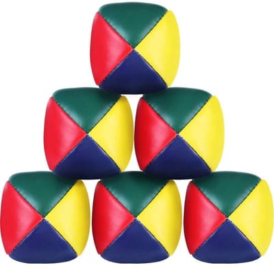 TOVBMUP Jongleerbal - Jongleerballen - ballen voor sport en spel - gekleurd - sport en spel ballen - D5 cm - 6 stuks