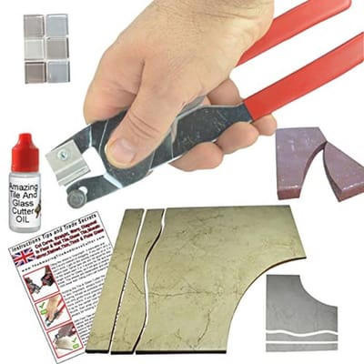 Handtegelsnijder voor Keramische Tegels en Glas - Ideaal voor Muur en Vloertegels, Eenvoudig te Gebruiken en Nauwkeurig