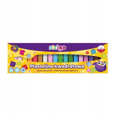 Strigo Plastiline Set - 18 Levendige Kleuren voor Creatief Spelen