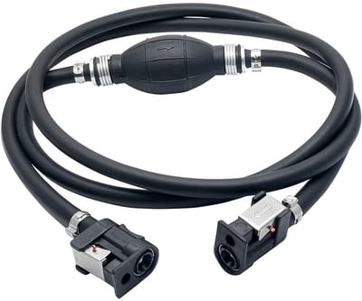 Allecto - 8mm Rubber Fuel Hose Kit - Vervangingsslang - Zwart - Brandstofslang - Geschikt voor Y-amaha en M-ariner