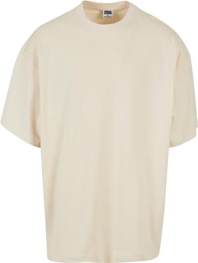 Urban Classics - Huge Heren T-shirt - 3XL - Ivoorkleurig
