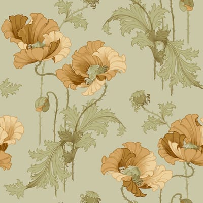 Boråstapeter Vliesbehang 8092 - Anno II - Art Deco Geel - 53cm x 10.05m