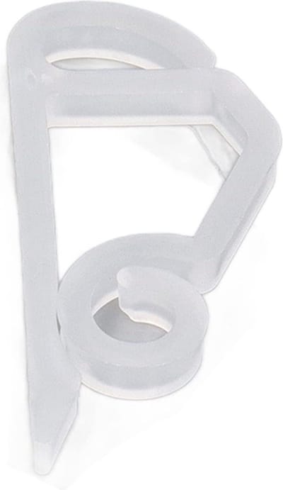 Gutter Clips Licht Clip Boom - Kerstverlichting Boom Haak - Buiten Lichtslingers Kunststof Haak (Wit)