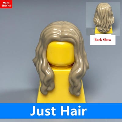 10 stuks MOC Stenen 1014 1025 4cm Figuur Vrouwelijke Vrouwen Haren Gemonteerde Deeltjes Bouwstenen Accessoires Speelgoed voor Kinderen Poppen