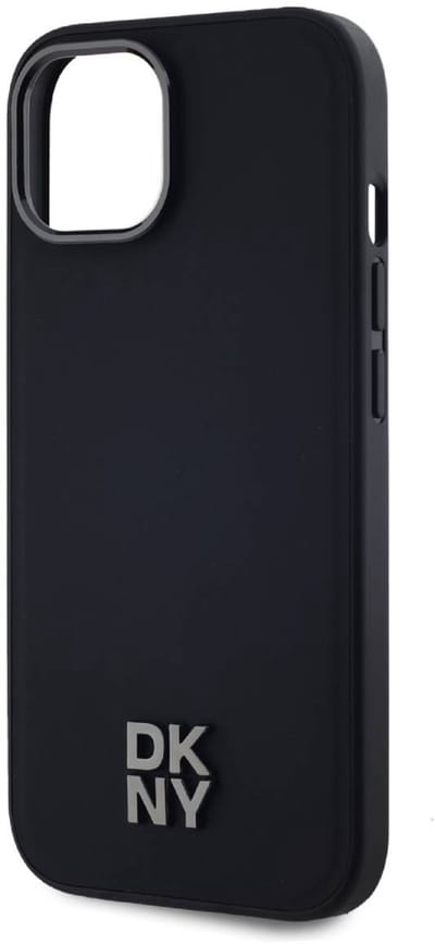 DKNY, Hoesje geschikt voor iPhone 15 - MagSafe, Zwart