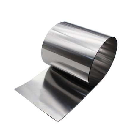 Roestvrijstalen Plaat - Metaalfolie Basisplaat - Doe-het-zelf Projecten - Zachte Temperament - 02mm x 50mm x 1m - Metaalkleur