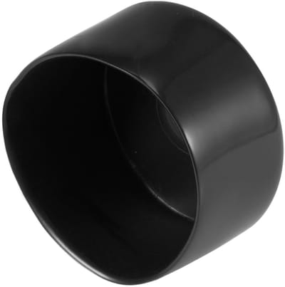 Dailygoods- Eindkap 55 mm ID - 8 Stuks - Zachte Rubber/Elastische Draadbeschermers - Flexibele Schroefdoppen - Zwarte Vinyl Afdekkingen - Hoogwaardig PVC Materiaal - Draadkap