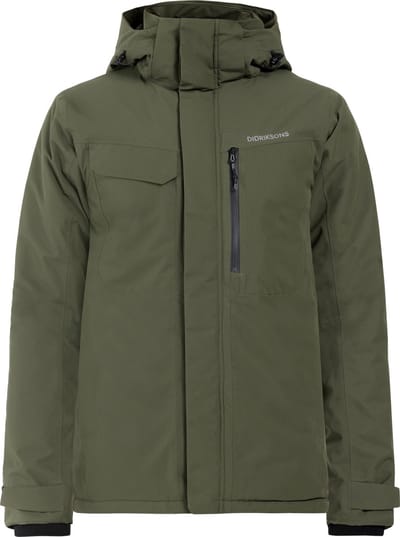 Didriksons STEFAN USX JKT Heren Outdoorjas - Olive Green