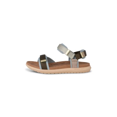 Woden Woden Line Lite Sandalen bruin Textiel