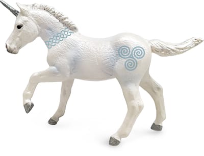COLLECTA Figurine - Eenhoorn Veulen Blauw - (M) - Fantasiedieren - Handgeschilderd - Miniatuur