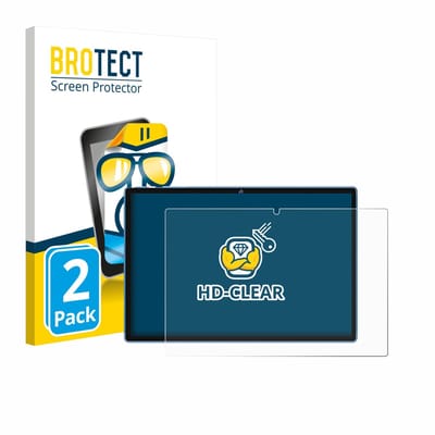 BROTECT - Screenprotector voor Biegedy B25 10.1" - Folie Beschermfolie transparant 2 Stuks