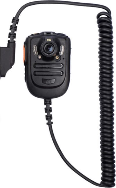 Inrico B04 body camera met speakermicrofoon voor Inrico POC portofoon M5 Multipin aansluiting