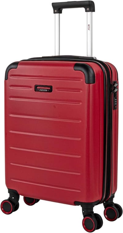 Koffer Cabine - Handbagage Koffer - Vliegen - Combinatieslot - 55x40x20 cm - Rood