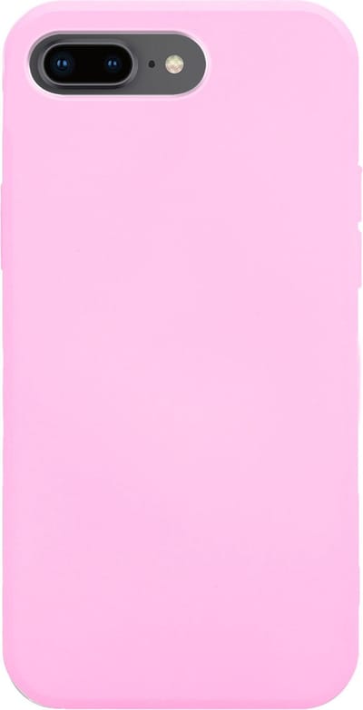 Ceezs Pantone siliconen hoesje geschikt voor Apple iPhone 7 / 8 Plus - beschermhoesje - backcover - silicone case - optimale bescherming - roze