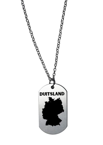 Akyol - duitsland ketting - Piloot - duitsland cadeau - beste land - leuk cadeau voor je vriend om te geven