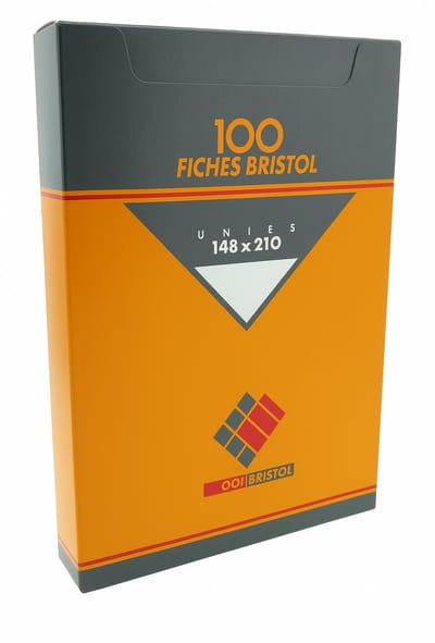 Oxford - Indexkaarten 14,8x21 cm - Effen Wit - 210 g/m² - 100 Stuks