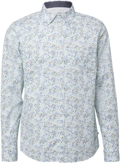 s.Oliver - male - Slim fit: shirt met lange mouwen, all-over print en Kent-kraag
