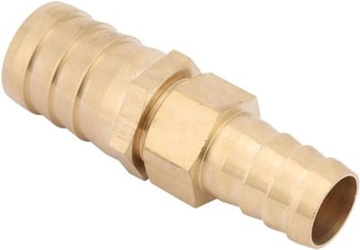 Messing slangpilaar reducer 19-25mm met weerhaak, gevlochten fitting en connector adapter