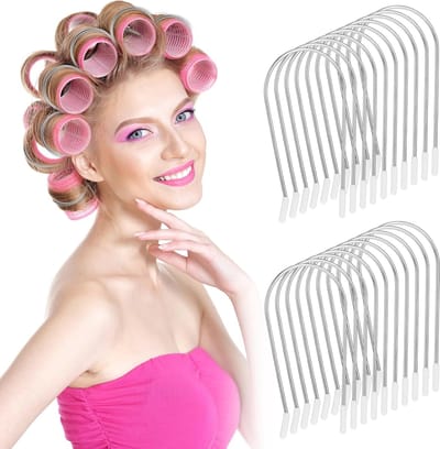 20 Stuks Hot Krulspelden en Bevestigingsclips voor Draagbare en Robuuste Styling