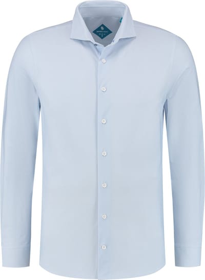 District Indigo Overhemd Performance Print L Blue (7.21.025.750 - 318)