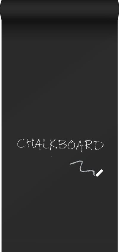 ESTAhome krijtbord behang zwart - 53 cm x 5,6 m - 155004