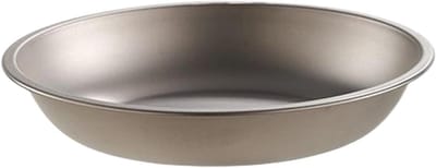 Campingborden - Reisborden Stapelbare Borden - Buiten Eten - Lichtgewicht Titanium - 15 x 15 x 15 cm - Zilver