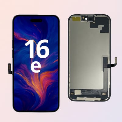LCD Scherm Geschikt Voor IPhone 16e Met Front Camera Frame | Hoge HD+ Kwaliteit Display