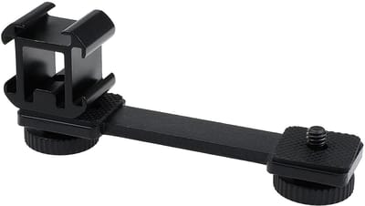 Allecto - Koude Schoen Mount Adapter - Camera Beugel - Zwart - 3 Asige Mount - Geschikt voor Sportcamera's en DSLR's - Aluminium Accessoire