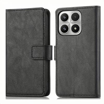 imoshion Hoesje - Geschikt voor Xiaomi 17 - Luxe Bookcase - Zwart