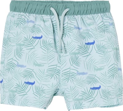 Vertbaudet Bedrukte zwemshort voor babyjongens