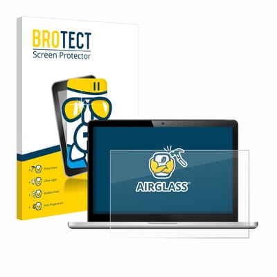 BROTECT - Screenprotector voor Laptops met 13.3 inch Schermen [294 mm x 165.5 mm, 16:9] - Folie Beschermfolie Beschermglas transparant