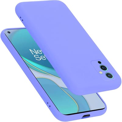 Cadorabo Hoesje geschikt voor OnePlus 9 in LIQUID LICHT PAARS - Beschermhoes gemaakt van flexibel TPU silicone Case Cover